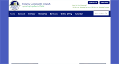 Desktop Screenshot of pompeychurch.org