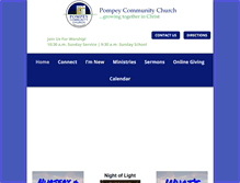Tablet Screenshot of pompeychurch.org
